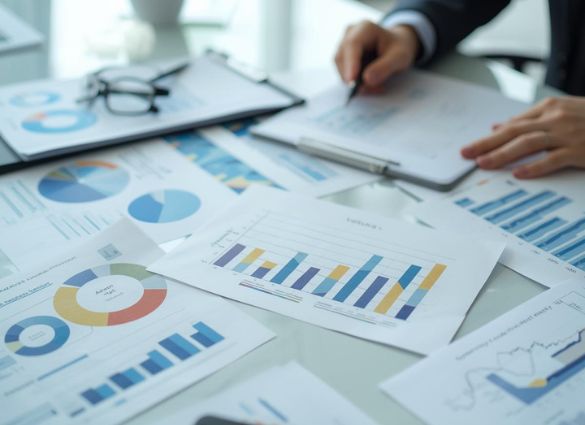 Análisis del mercado inmobiliario con gráficos y datos para valorar una propiedad